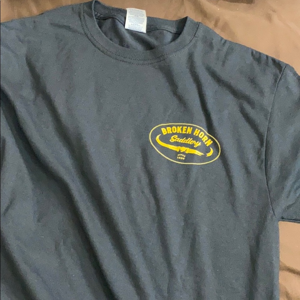 New black western tee shirt